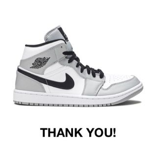 Air Jordan 1 light Smokey grey mid
